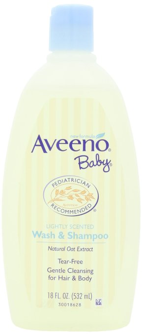 1. Aveeno Baby Wash & Shampoo