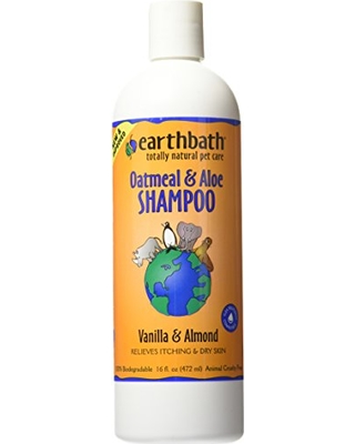 1. Earthbath Totally Natural Pet Care Oatmeal & Aloe Shampoo