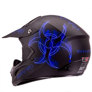1.IV2 “BIOHAZARD” Matte Black High Performance Motocross