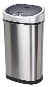 5. Nine Stars DZT-50-9 Infrared Touchless Stainless Steel Trash Can