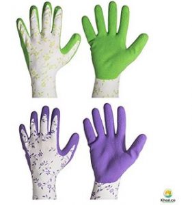 8. HandMaster Bella Leaf Print Garden Glove
