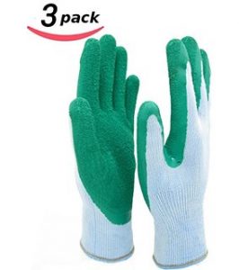 9. HOMWE Gardening Gloves for Women and Men