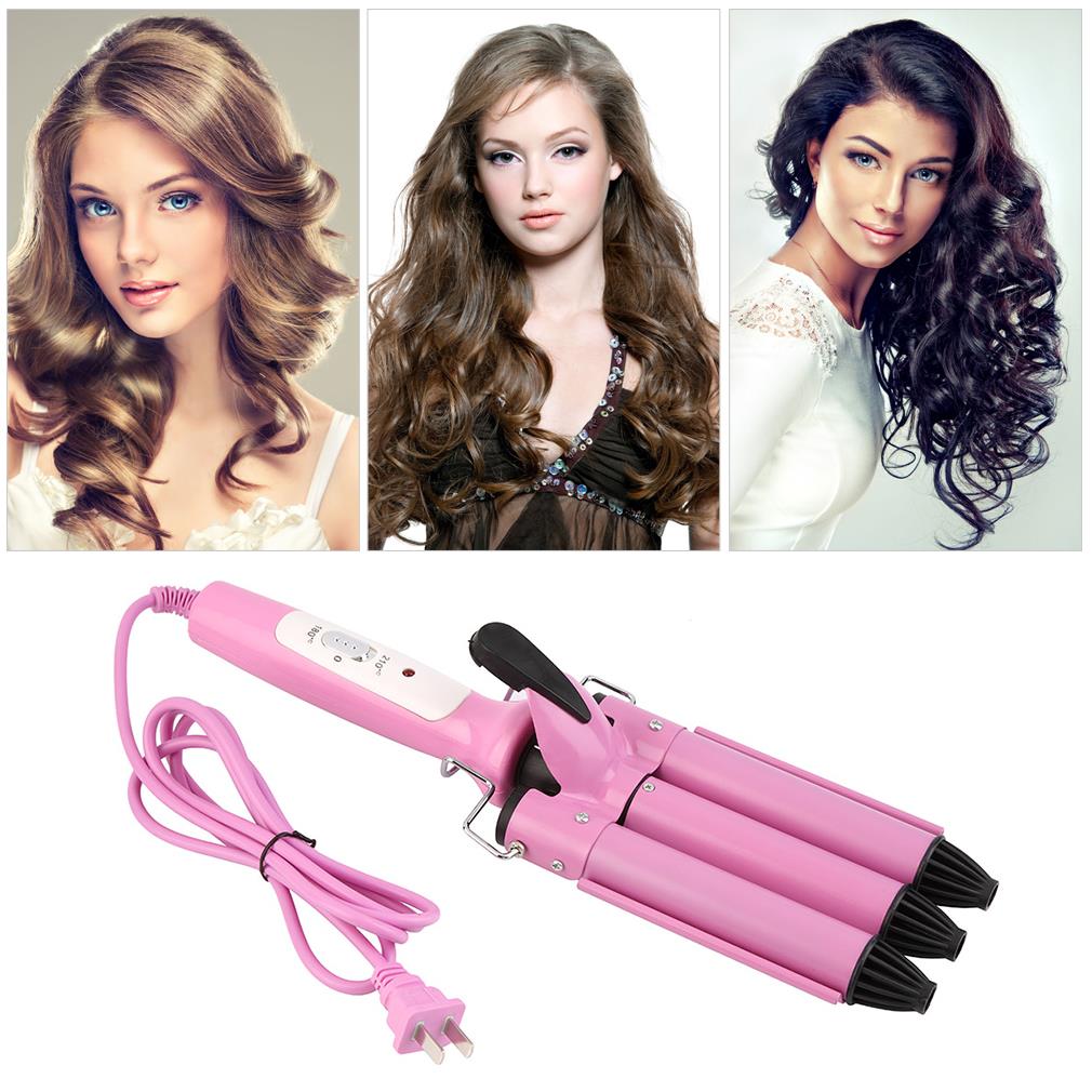 Revlon Jumbo Heat Curling Iron Hair Care 3 Barrel Waver Crimper Styler For Sale Online Ebay