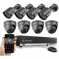 Amcrest AMDV960H8-8B 8CH 1TB DVR Security Camera System