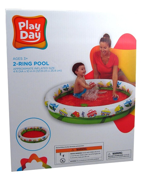 10. Play Day Inflatable Kiddie Pool