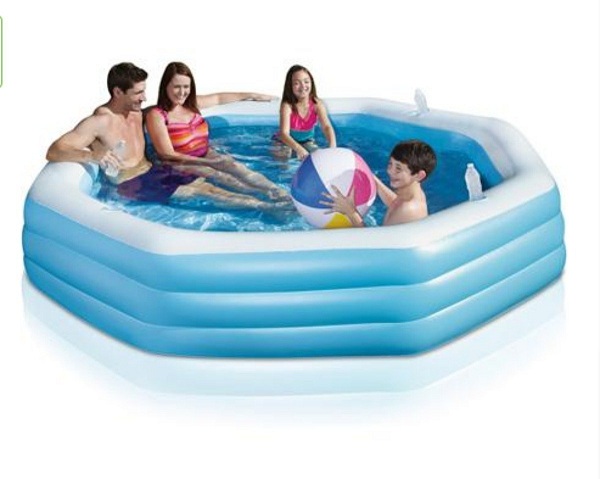 8. Play Day Octagonal Inflatable Family Swimming Pool