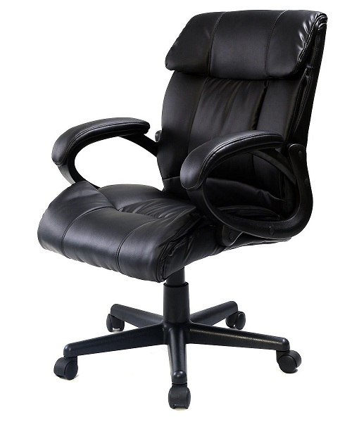 10. Giantex Pu Leather Ergonomic High Back Executive Office Chair