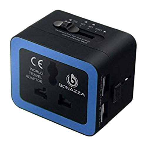 4. BONAZZA AC Universal World Travel Power Adapter