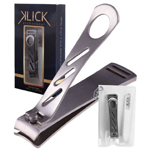 6. Klick Professional 2-in-1 Nail Clippers