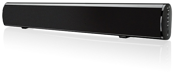 8. iLive Horizontal Bluetooth Sound Bar with 2.0 Channel Stereo Speaker