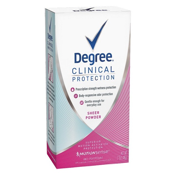 10. Degree Clinical Protection Antiperspirant