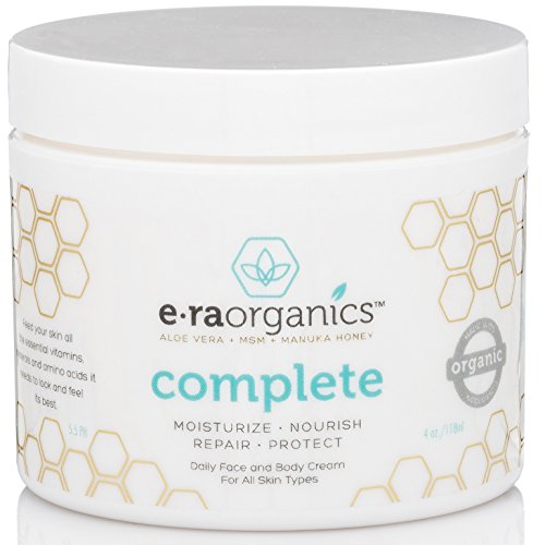 9 Era Organics Natural Face Moisturizer Cream 4oz