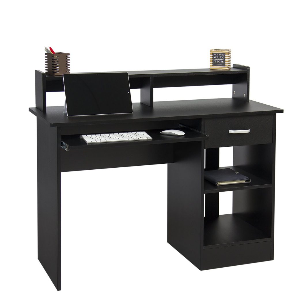 4 Best Choice Products Computer Desk Home Laptop Table College Home Office Furniture Work Station Blk