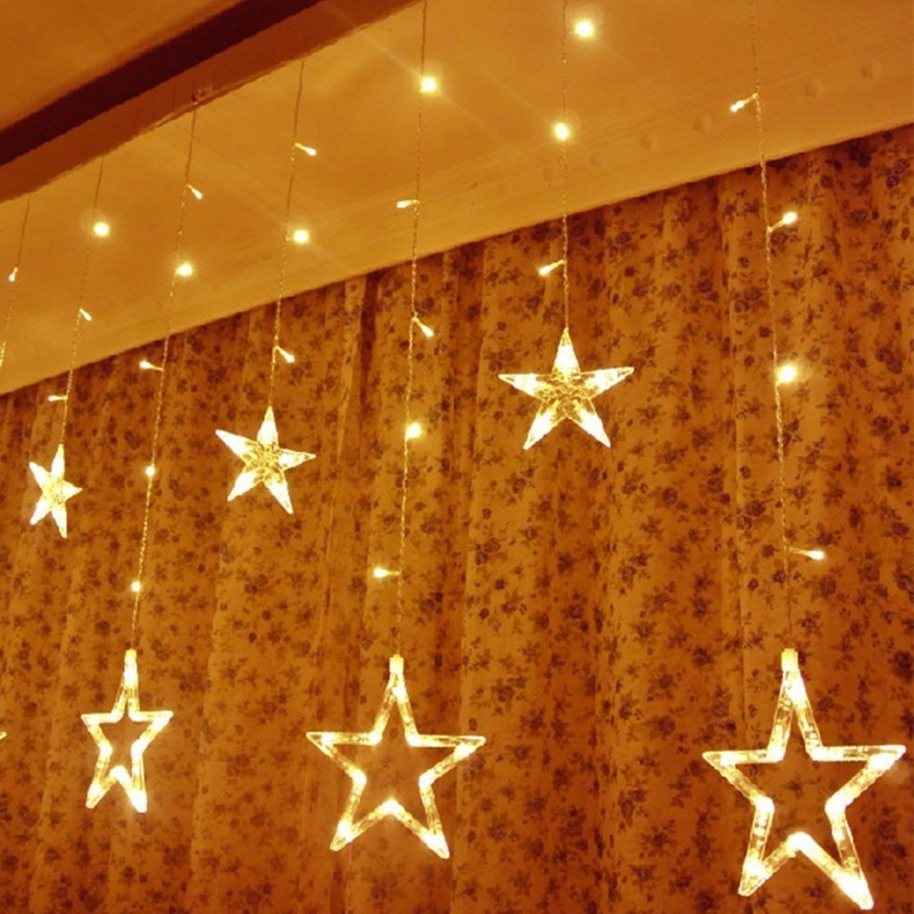 9 Ucharge Star Curtain Lights