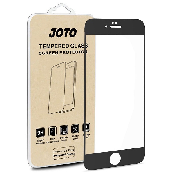 2. JOTO Full Screen Tempered Glass Screen Protector Film