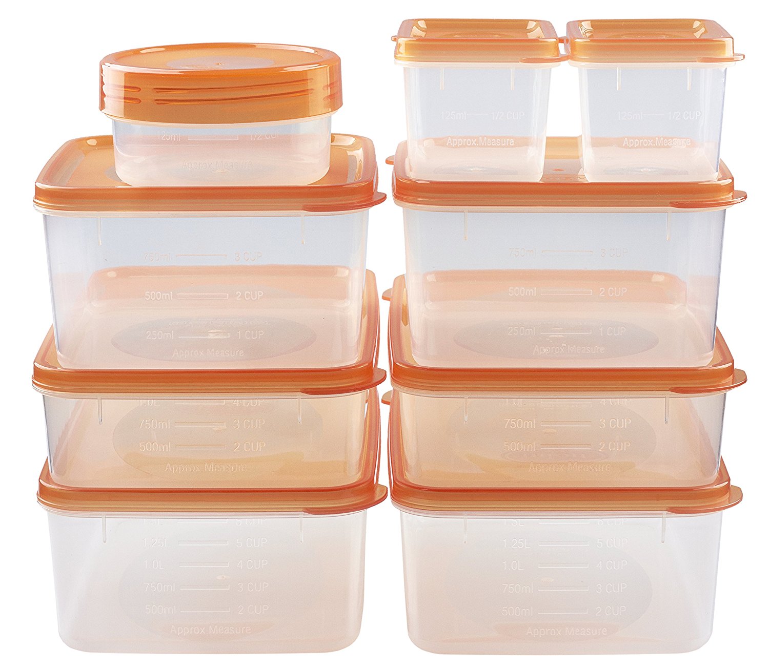 3. hölm BPA Free Reusable Square Food Storage Containers with Lids