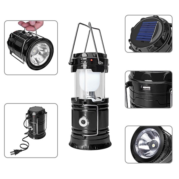 3. GYY 3-in-1 Solar Rechargeable LED Lantern